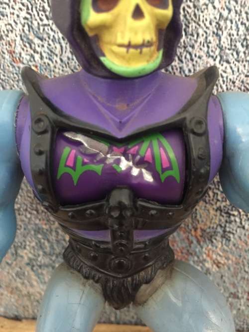 1983 Original Battle Armor Skeletor Complete With Staff And Sword Motu Masters Of The Universe