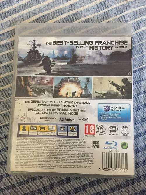 Call Of Duty Modern Warfare 3 Playstation 3 game