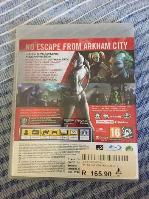 Batman Arkham City Playstation 3 game