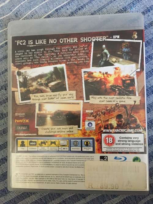 Far Cry 2 Playstation 3 game