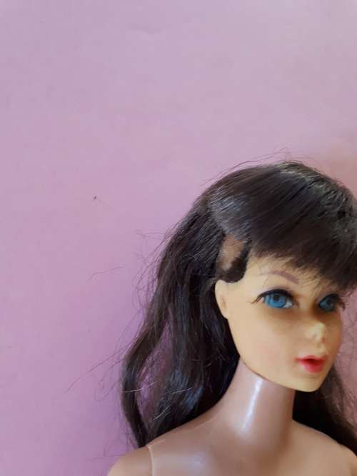 Vintage 1967 TNT barbie doll on straightleg body (TLC!!)