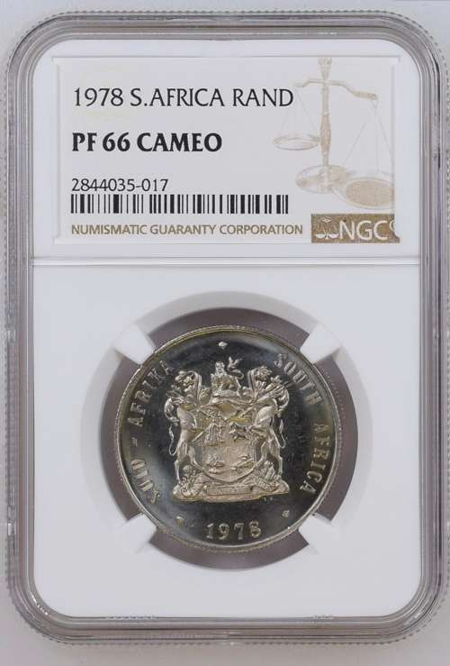 1978 RSA Nickel R1 NGC GRADED PF66 Cameo