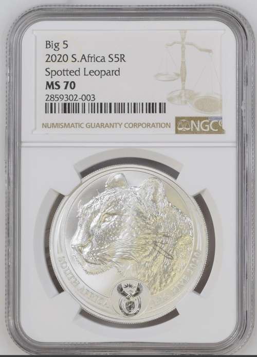 2020 SR5 Spotted Leopard NGC graded MS70