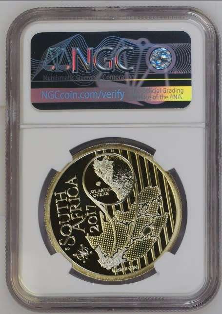 2017 S10R Hydroprogne Caspia Colorized NGC Graded PF69 Ultra Cameo