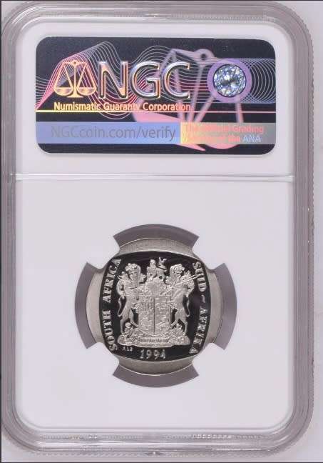 1994 R5 Presidential Inuaguration - No Steps Graded PF70Ultra Cameo (Top pop)