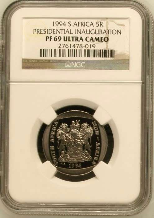 1994 R5 Presidential Inuaguration - NGC Graded PF69 Ultra Cameo