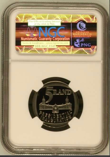 1994 R5 Presidential Inuaguration - NGC Graded PF69 Ultra Cameo