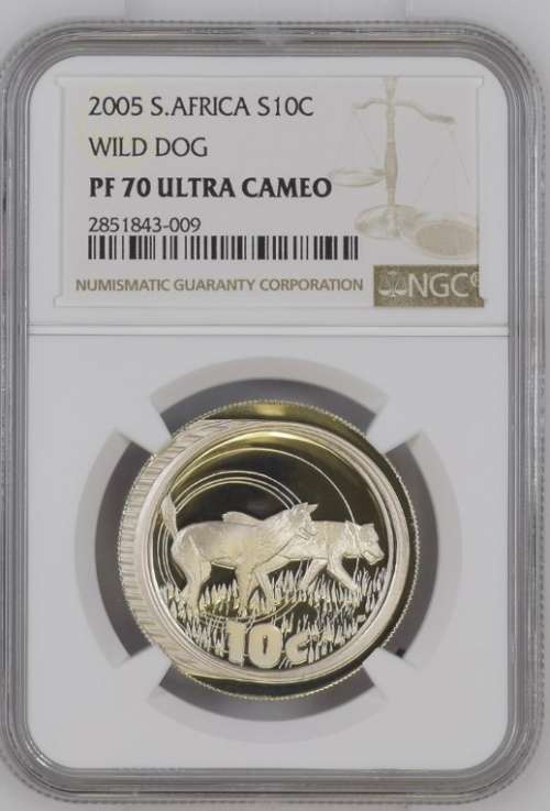 2005 S10c Wild dog - NGC Graded PF70 Ultra Cameo