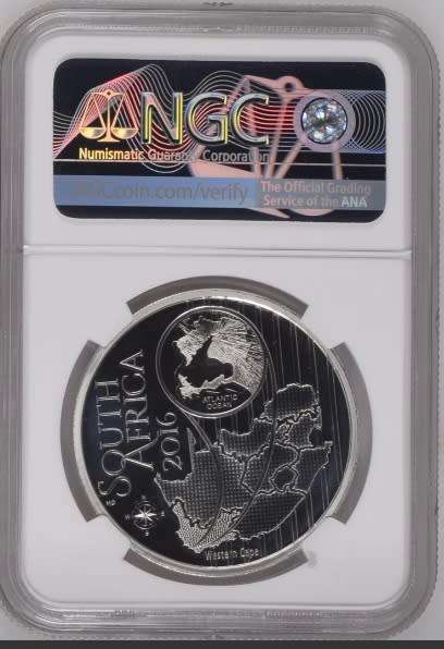 2016 SR5 Hermanus Cliff Gladiolus NGC Graded PF69 Ultra Cameo