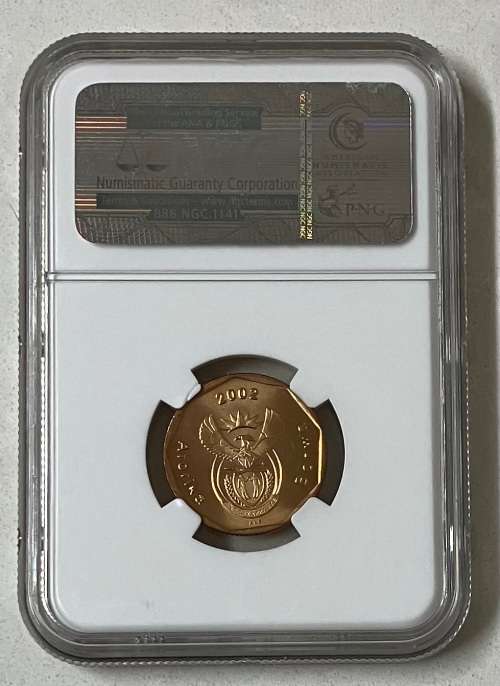 Scarce 2002 50c Cricket - NGC Graded PF66