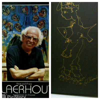 Claerhout book with original sketch