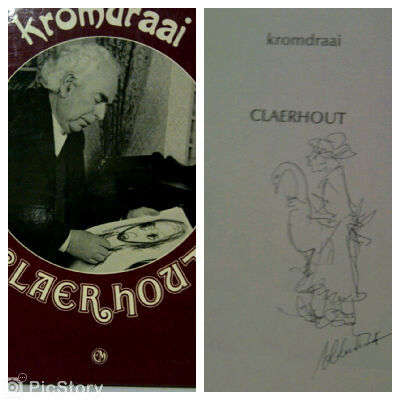 Claerhout book with original sketch