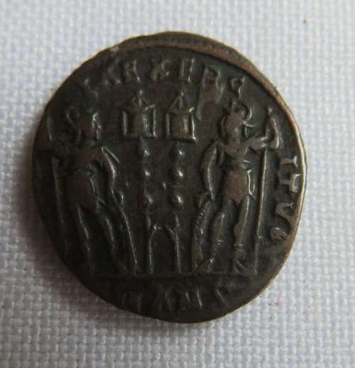 BRONZE ROMAN COIN-CONSTANTINE 1-307-337 AD-DIAMETER 18MM-AUTHENTIC