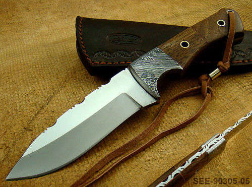 HANDMADE JAPANESE STEEL HUNTING KNIFE