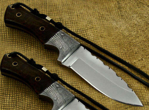 HANDMADE 440C JAPANESE STEEL HUNTING KNIFE FULL TANG