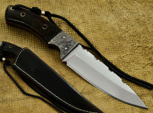 HANDMADE 440C JAPANESE STEEL HUNTING KNIFE