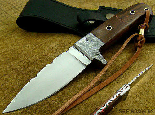 HANDMADE JAPANESE 440C STEEL HUNTING KNIFE