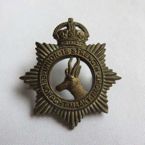 SA SERVICE CORPS CAP BADGE USED WW1 BY DRIVERS- 2 LUGS