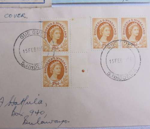 RHODESIA FDC X 2 & ONE POST CARD-SOLD TOGETHER