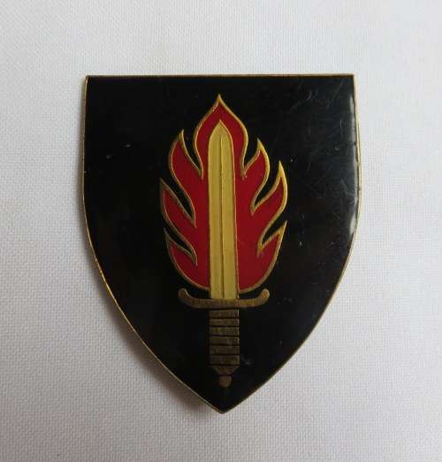 INTELLIGENCE SCHOOL SHOULDER FLASH- 3 PINS- ORIGINAL