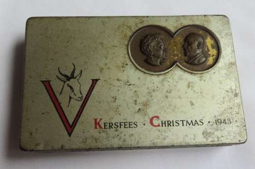 WW2 SMUTS 1943 CIGARETTES TIN