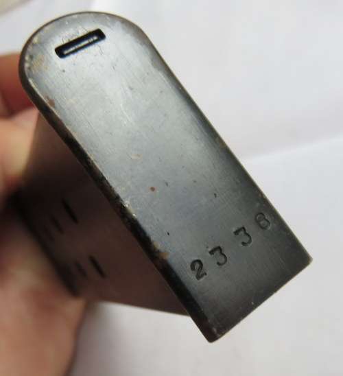 ORIGINAL BORDER WAR PERIOD TOKAREV 8 ROUND STEEL BACK MAGAZINE  7,62X25MM