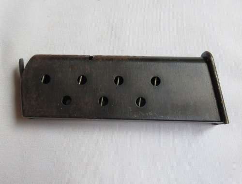 ORIGINAL BORDER WAR PERIOD TOKAREV 8 ROUND STEEL BACK MAGAZINE  7,62X25MM
