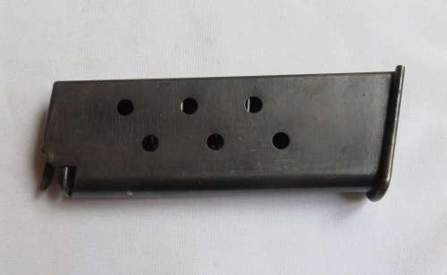 ORIGINAL BORDER WAR PERIOD TOKAREV 8 ROUND STEEL BACK MAGAZINE  7,62X25MM