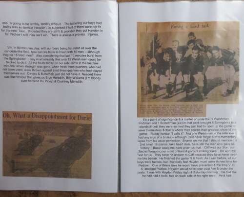 BRITISH ISLES VERSUS SOUTH AFRICA PLAYER SIGNED RUGBY BALL WITH 26 ORIGINAL SIGNATURES-WITH THIS BR