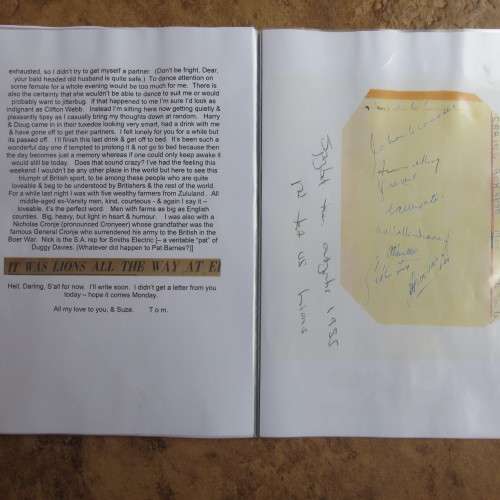 BRITISH ISLES VERSUS SOUTH AFRICA PLAYER SIGNED RUGBY BALL WITH 26 ORIGINAL SIGNATURES-WITH THIS BR