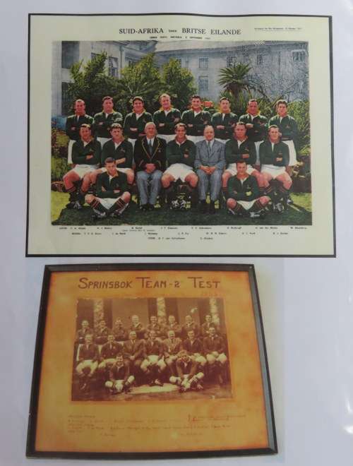 BRITISH ISLES VERSUS SOUTH AFRICA PLAYER SIGNED RUGBY BALL WITH 26 ORIGINAL SIGNATURES-WITH THIS BR