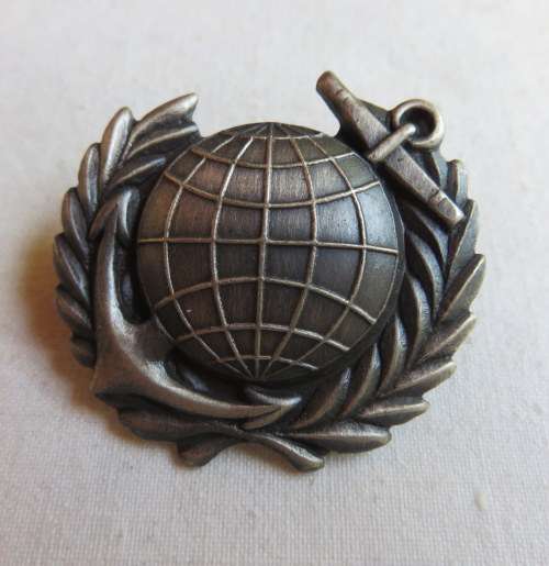 SA NAYV MARINE(GREY METAL) BREAST BADGE- 2 PINS