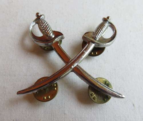 SADF ASSISTANT PTI CHROMED PROFICIENCY BADGE- 4 PINS