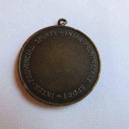SA RAILWAY -INTER PROVINCIAL SPORT MEDALLION-BRONZE-DIAMETER 33MM