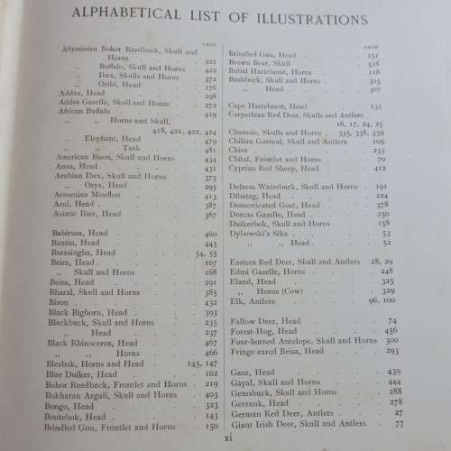 ROWLAND WARD'S-RECORDS OF BIG GAME-SEVENTH EDITION 1914-532 PAGES HARD COVER-SOME BROWNING OF PAGE-B