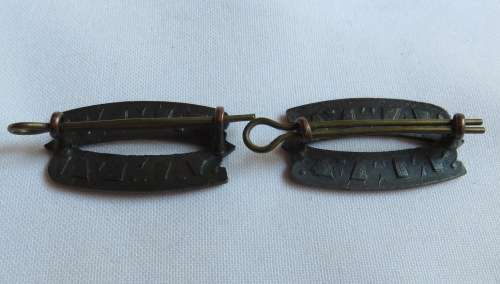 SA MILITARY NURSING SERVICE TITLE PAIR-WW2-LUGS INTACT