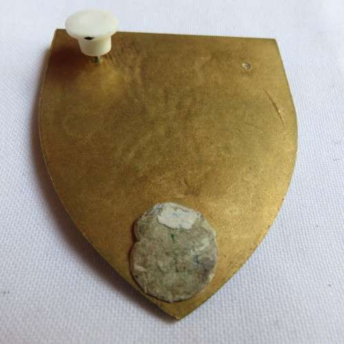 4 SA INFANTRY SHOULDER FLASH-YELLOW TYPE-ONE PIN