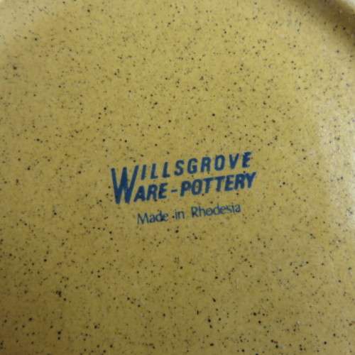 RHODESIAN OP HURRICANE MUG-WILLSGROVE WARE POTTERY-GOOD CONDITION