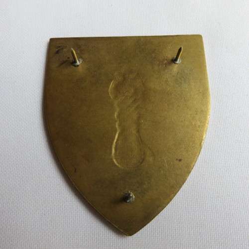 1 CONSTRUCTION REGT. RED TYPE-1ST ISSUE FLASH- 3 PINS