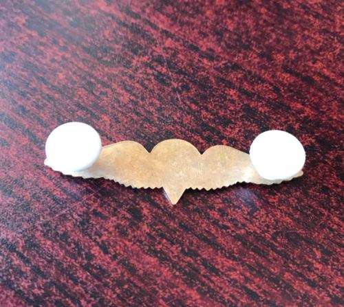 SA PARACHUTE GILT WINGS MESS DRESS-WORN FROM 1970'S-SOLID BACK VARIATION- 2PINS