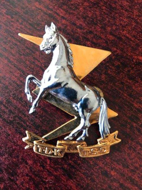 SA TECHNICAL CORPS BELT BUCKLE BADGE-2X SCREW LUGS