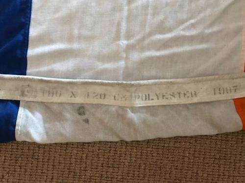 OLD SA FLAG 180X120 CM-STAMPED & DATED 1987-POLYESTER-GOOD CONDITION