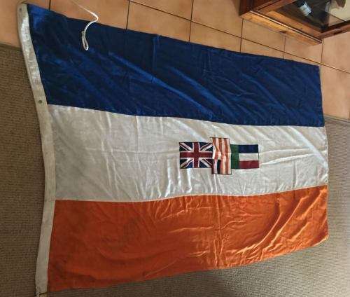 OLD SA FLAG 180X120 CM-STAMPED & DATED 1987-POLYESTER-GOOD CONDITION