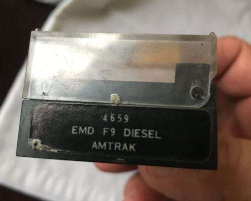 BACHMANN N SCALE LOCOMOTIVE 4659- EMD F9 DIESEL AMTRAK