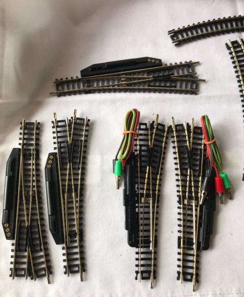 N GUAGE TRACKS MIXED LOT 14 ITEMS IN TOTAL