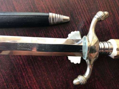GERMAN DAGGER MADE BY SOLINGEN-OVERALL LENGTH 370MM