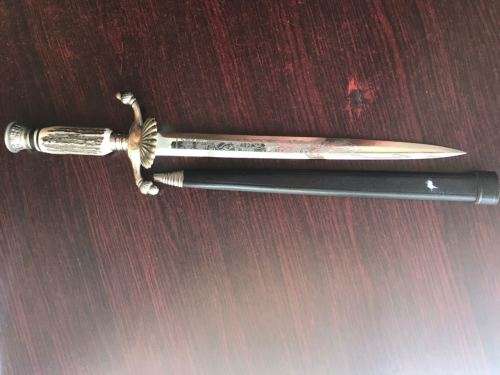 GERMAN DAGGER MADE BY SOLINGEN-OVERALL LENGTH 370MM