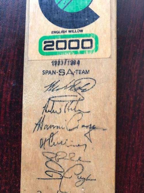 MINIATURE CRICKET BAT 1993/1994-MEASURES 40CM