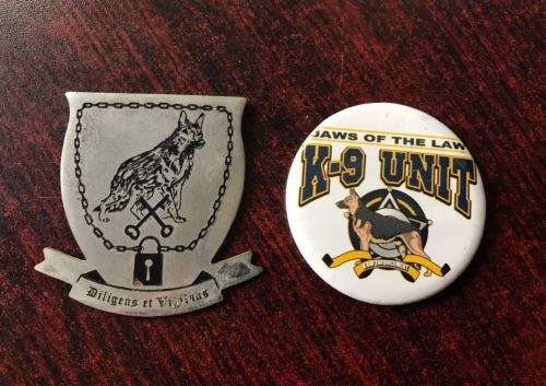 DOG UNIT BADGES SOLD TOGETHER