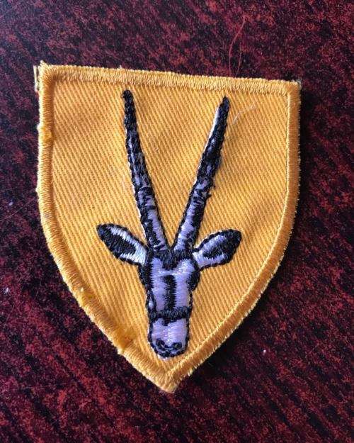 8 SA INFANTRY CLOTH PATCH